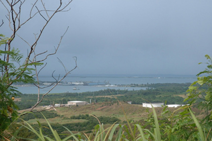 Guam vue de la route NR 17